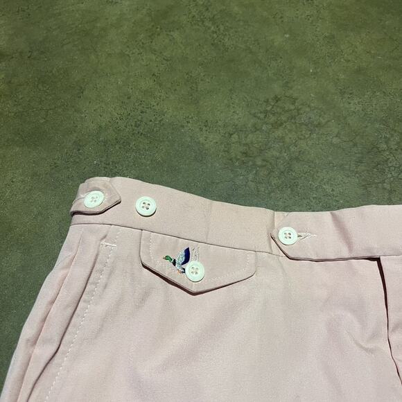 Vintage 70s Flying Scotsman Pink Wide Leg Pants 34x29 - Picture 3 of 5